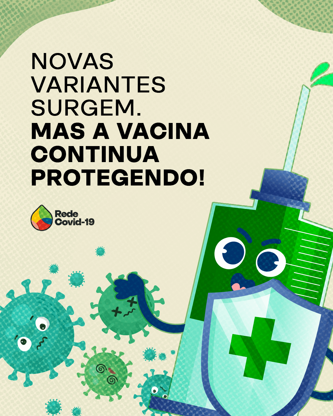 Novas variantes surgem, mas a ciência continua protegendo