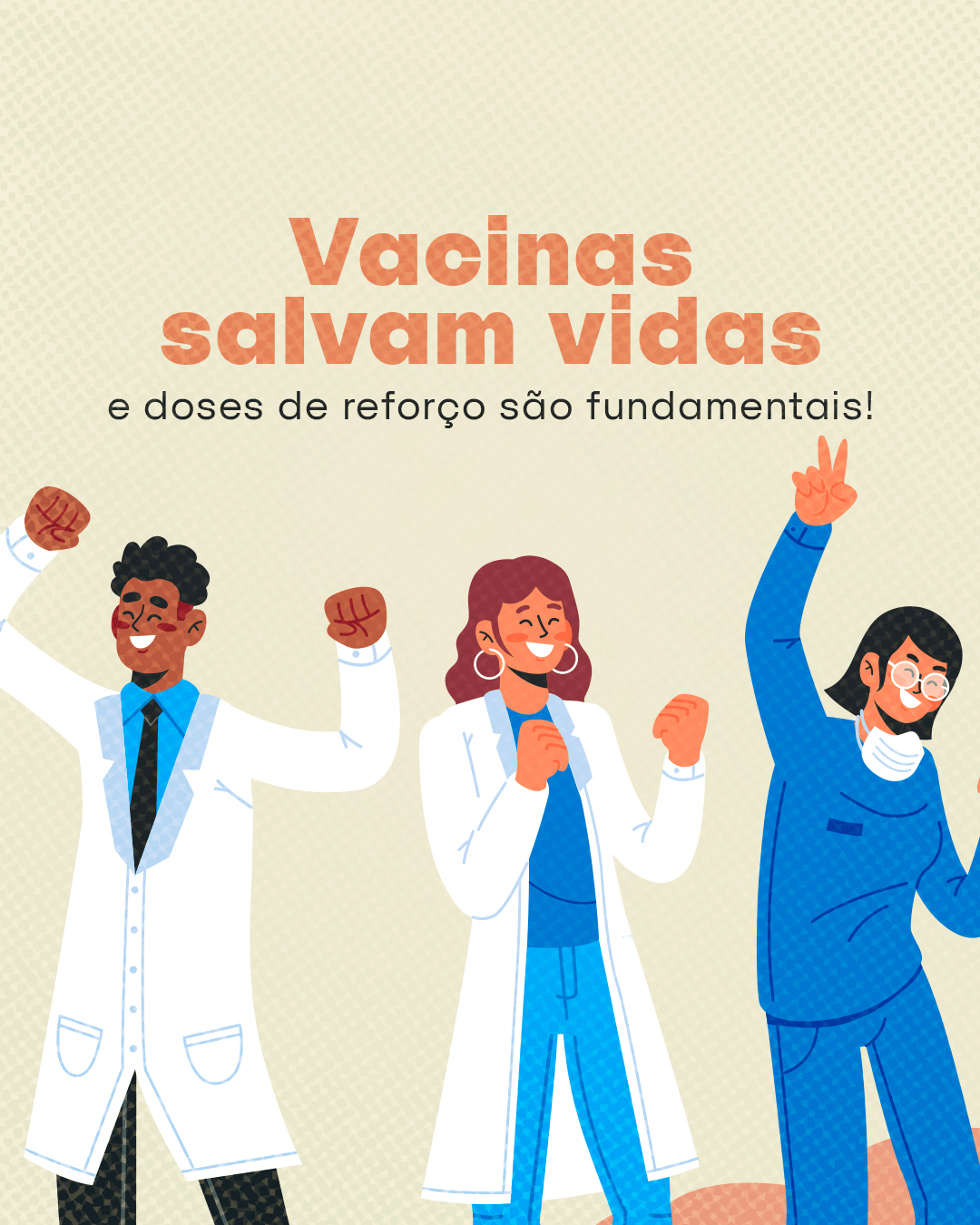Vacinas salvam vidas e doses de reforço são fundamentais!