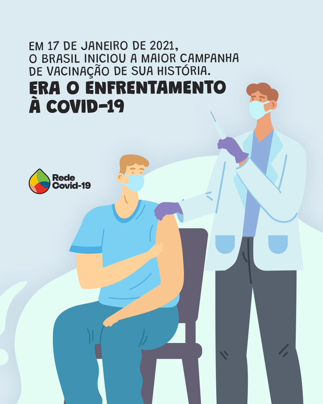Em 17 de janeiro de 2021, o Brasil iniciou a maior campanha de vacinação de sua história.
